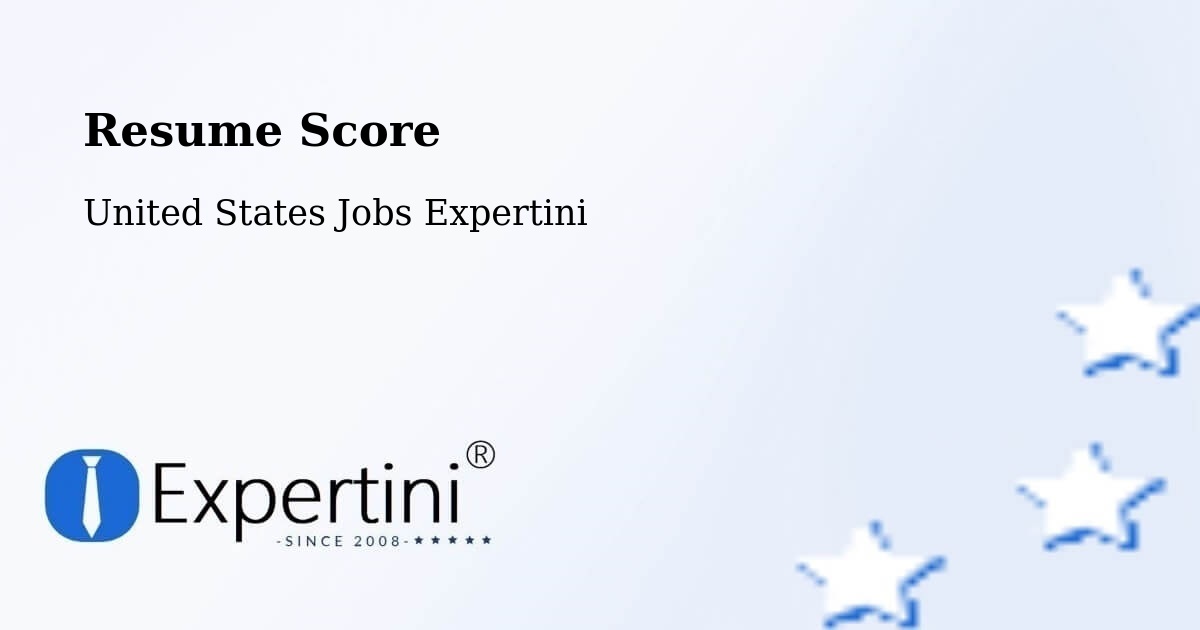 Resume Score & Job Description Match Tool – Mars Hill - United States Jobs Expertini